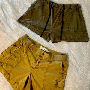 2 for 1 Cute casual neutral tone shorts!